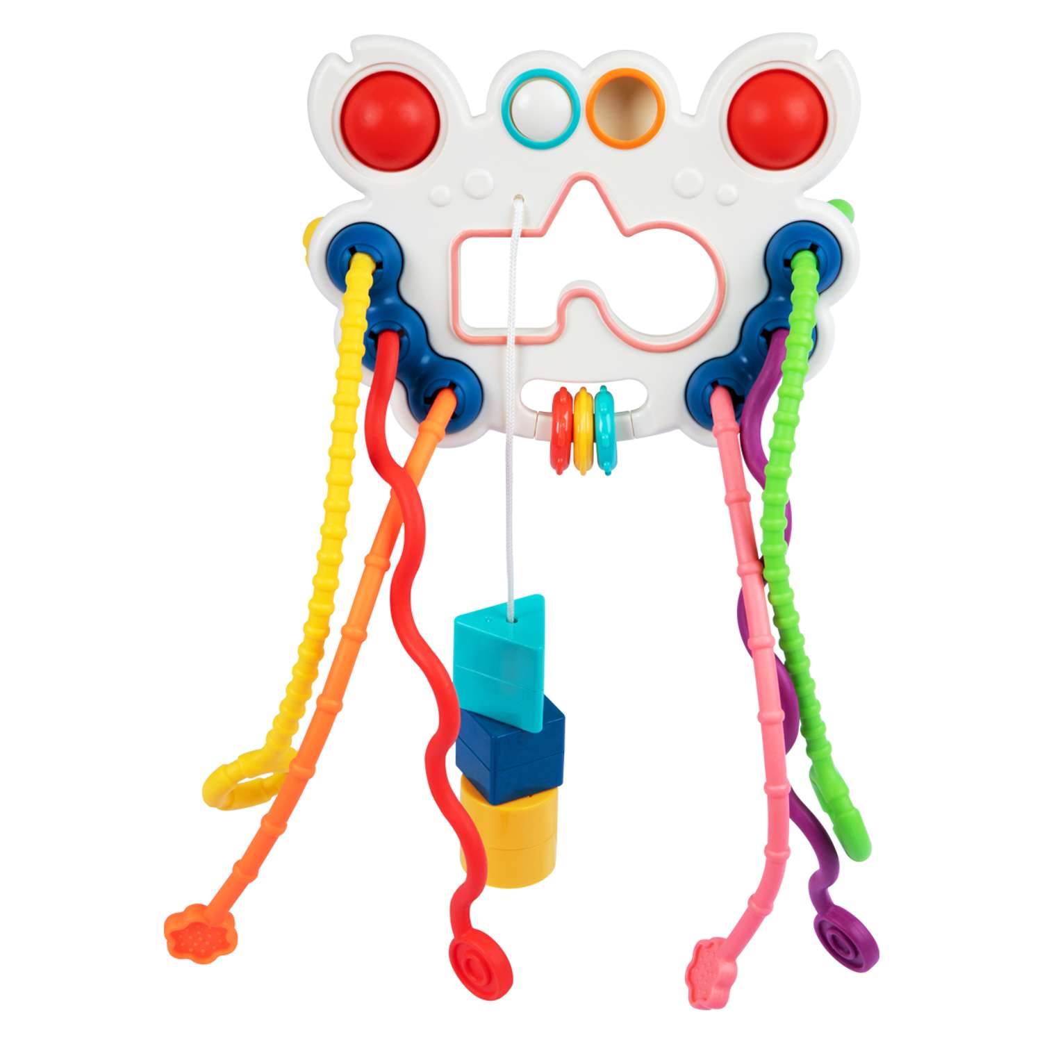 Игрушка развивающая Smart Baby Крабик 5 в 1 для малышей Сортер Прорезыватель - фото 8