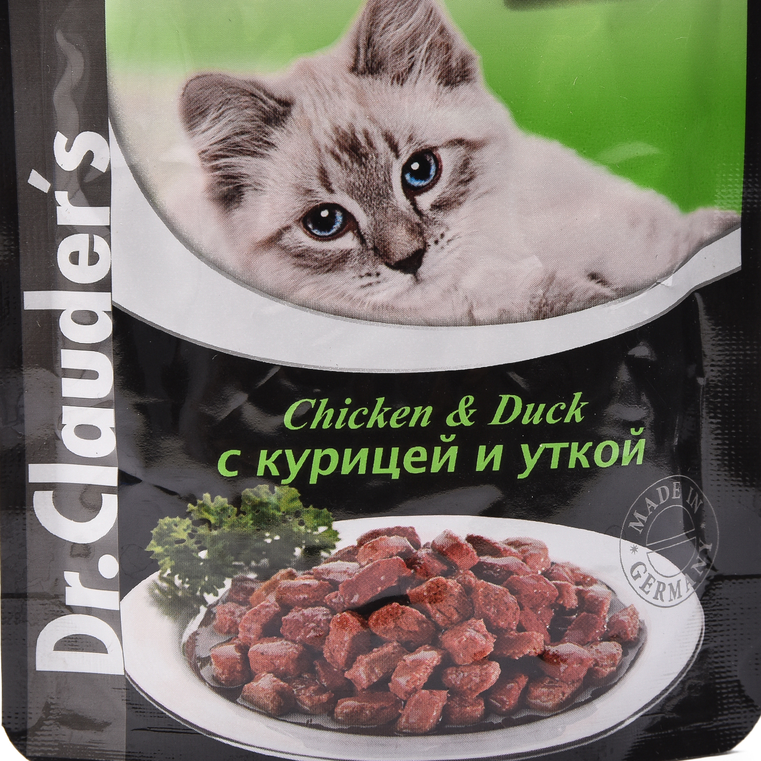 Влажный корм для кошек Dr.Clauders 0.1 кг курица (полнорационный) - фото 2