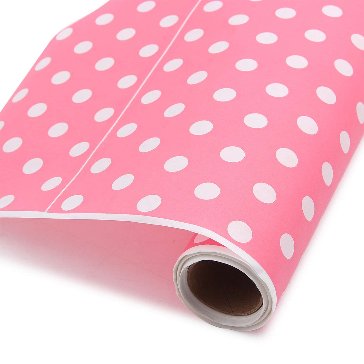 Бумага Айрис крафтовая упаковочная для подарков букетов Жемчужины розовый туманный 70 см 10 м белая - фото 3