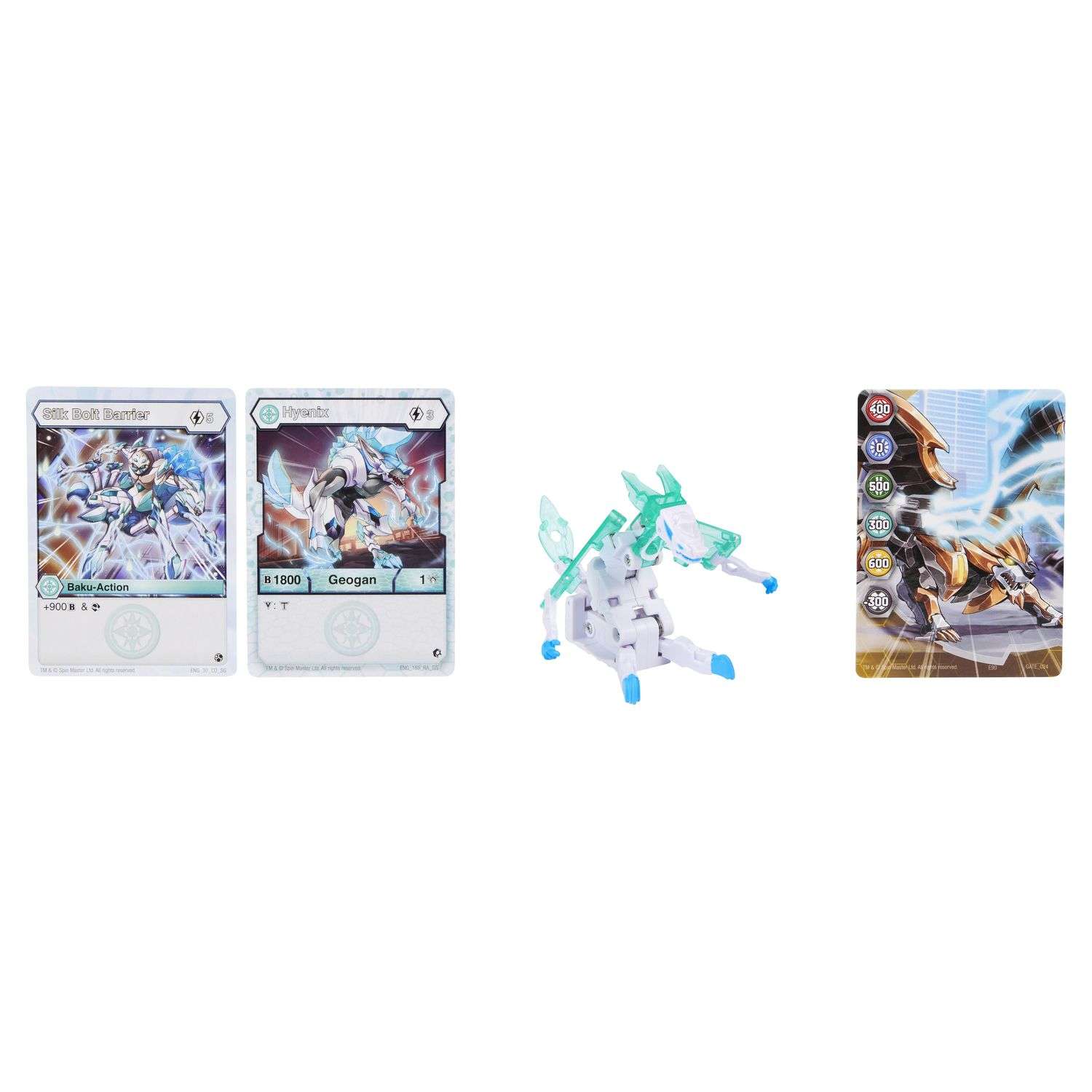 Фигурка-трансформер Bakugan Геоган S3 Mushussu White 6059850/20131558 - фото 1