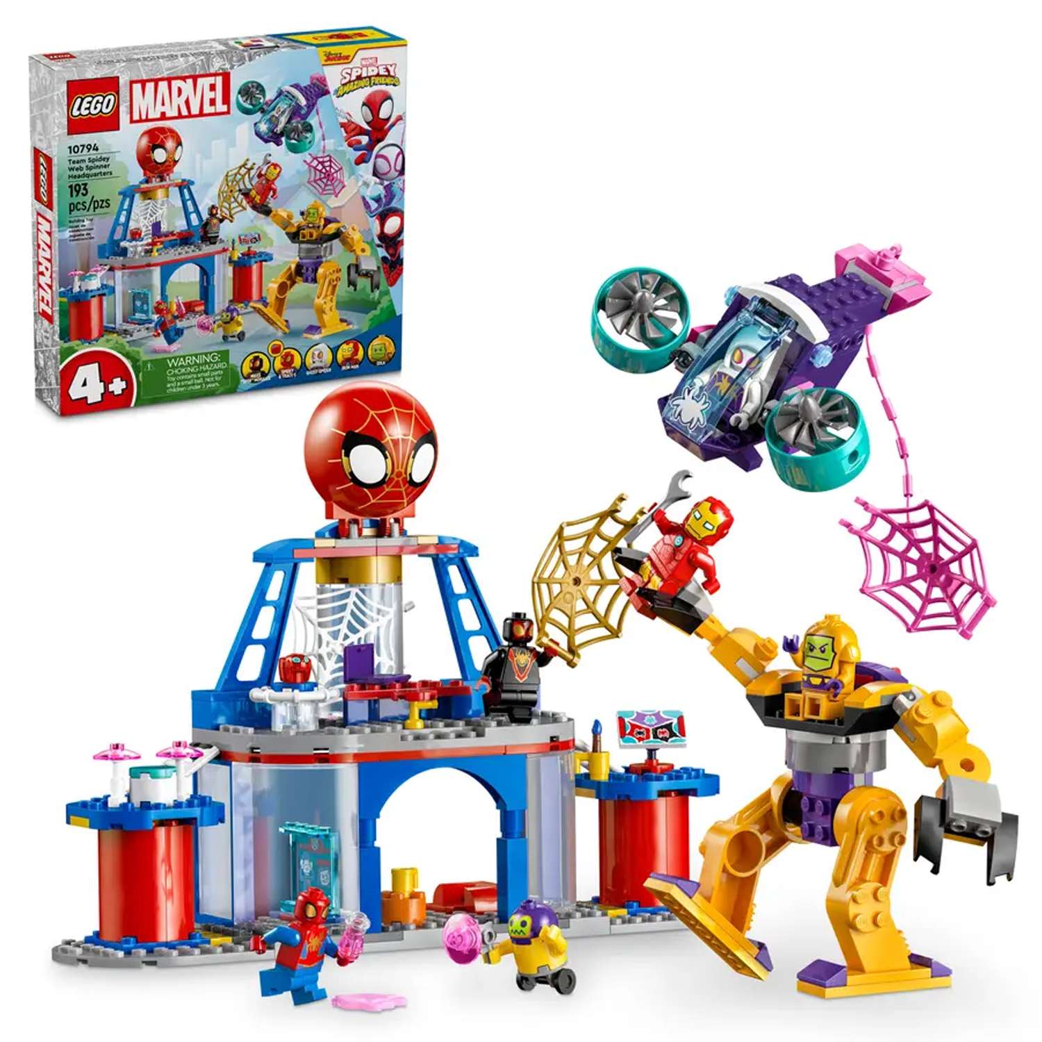 Конструктор детский LEGO Marvel Штаб-квартира Человека-Паука 10794 - фото 1
