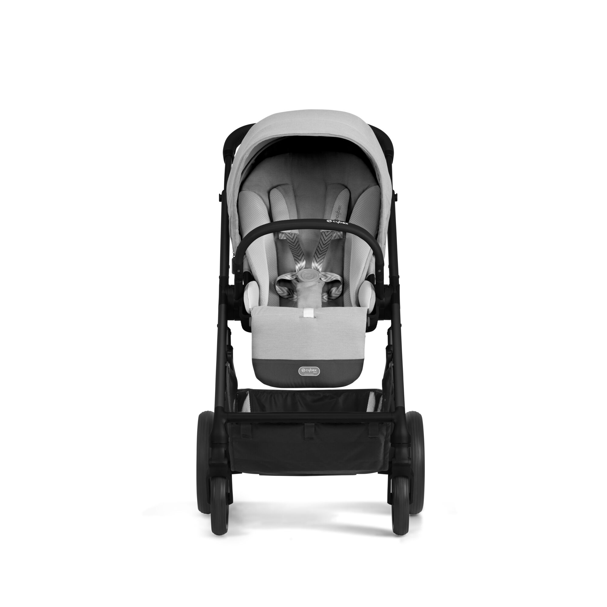 Коляска Cybex Balios S Lux BLK 3в1 Lava Grey с дождевиком - фото 3