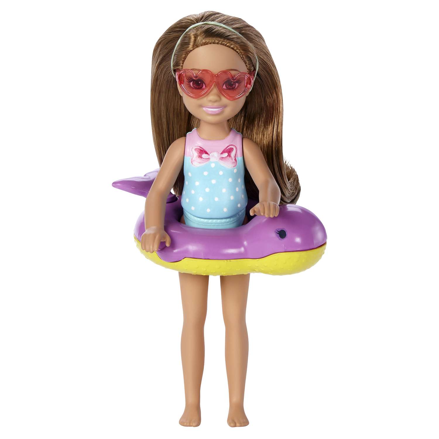Набор игровой Barbie Развлечения Челси Горка с бассейном DWJ47 DWJ45 - фото 3