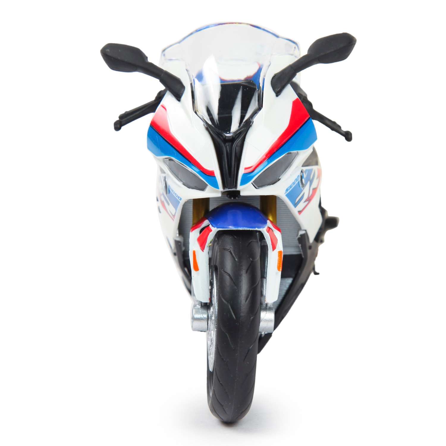 Мотоцикл Mobicaro BMW S1000RR 1:12 без механизмов белый 644101(E) - фото 6