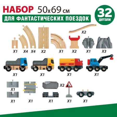 Набор железнодорожный Brio 50 см