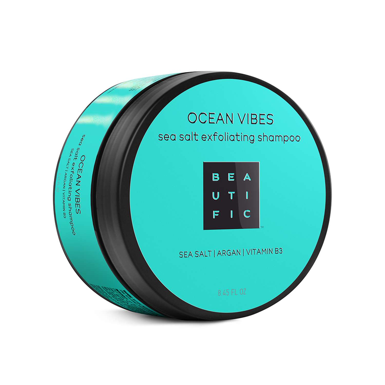 Скраб для кожи головы BEAUTIFIC Ocean Vibes от перхоти и выпадения волос с морской солью и витамином B3 250мл - фото 9