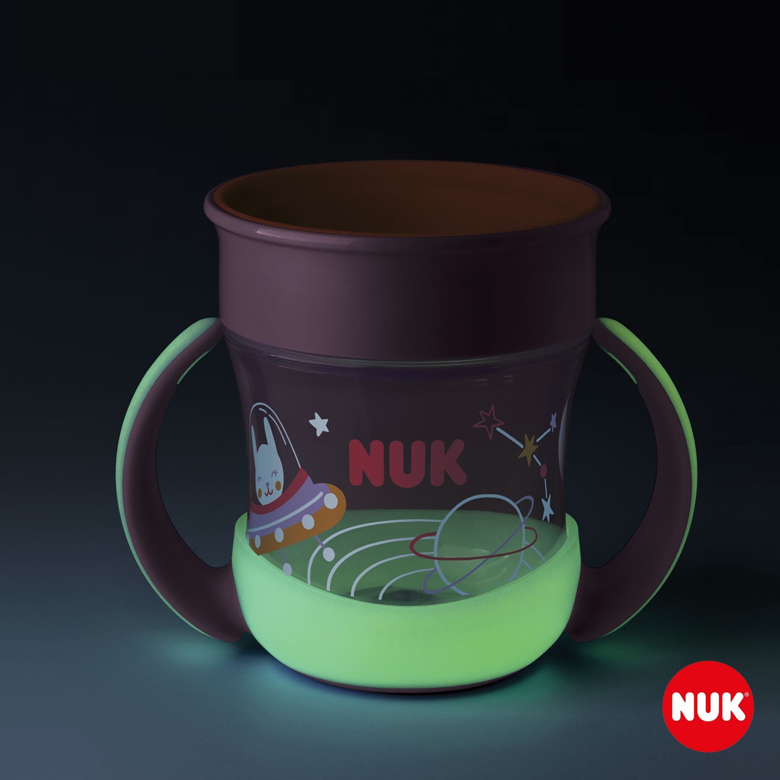 Поильник со светящимися ручками Nuk Evolution Mini Magic Cup - фото 2