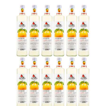 Лимонад Ascania Лимон 0.5 л 12 штук