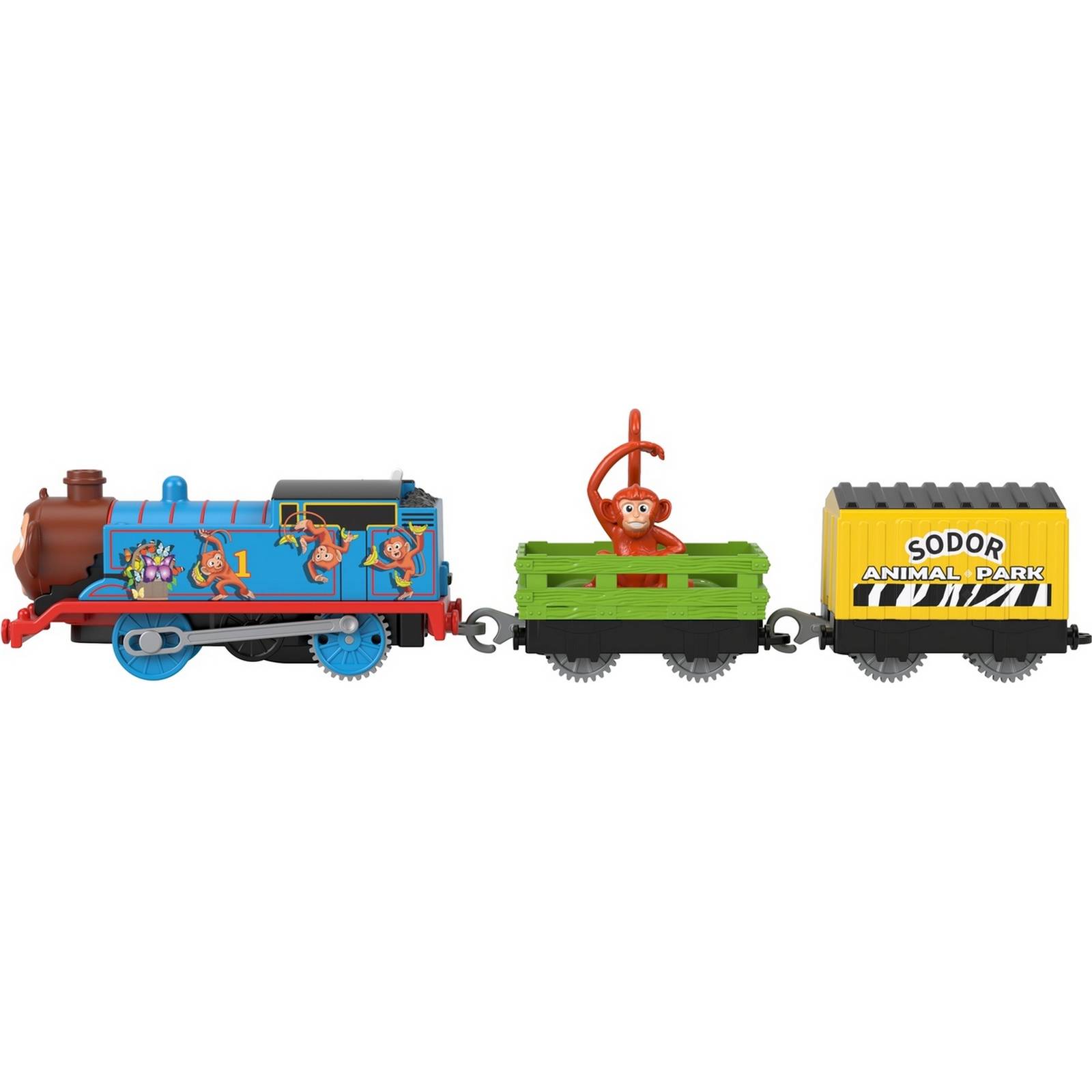 Паровозик Thomas & Friends Железная дорога Герои мультфильмов Томас-обезьянка GLK70 GLK69 - фото 3