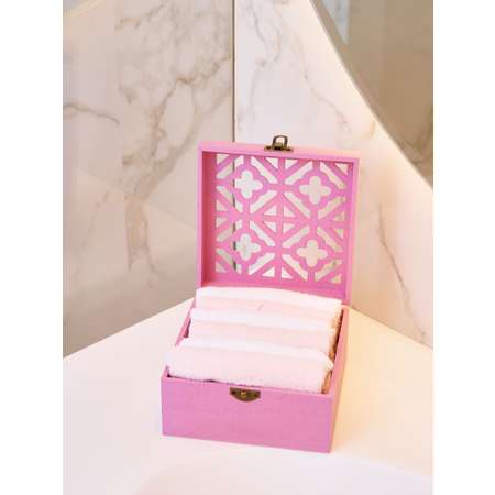 Подарочное полотенце Arya Home Collection 30х30 см 6 штук Case Pink