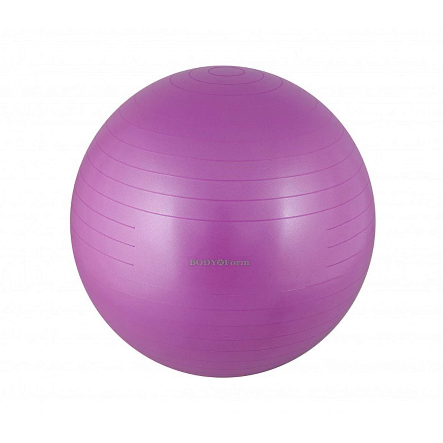 Мяч гимнастический Body Form BF-GB01AB 75 см Антивзрыв пурпурный - фото 1