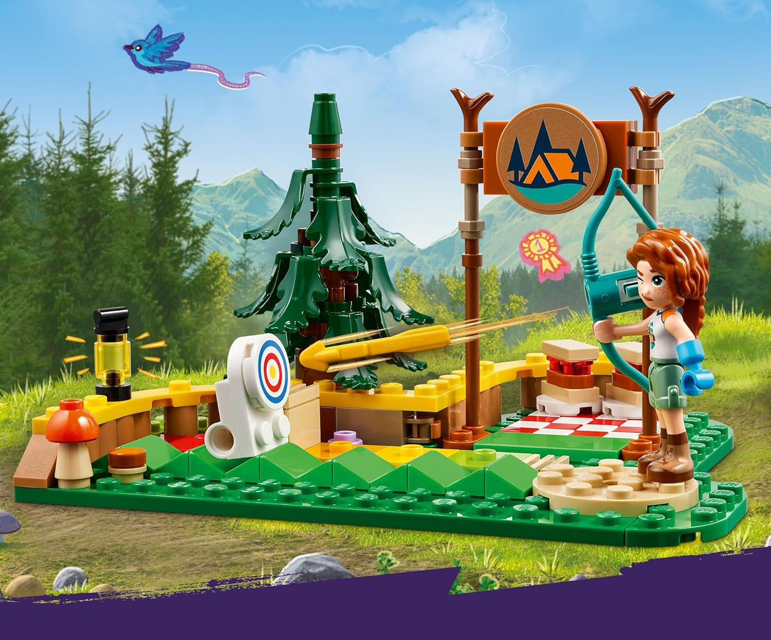 Конструктор LEGO Friends Лагерь приключений стрельбище из лука 42622 - фото 10