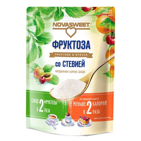 Фруктоза Novasweet со стевией 250г