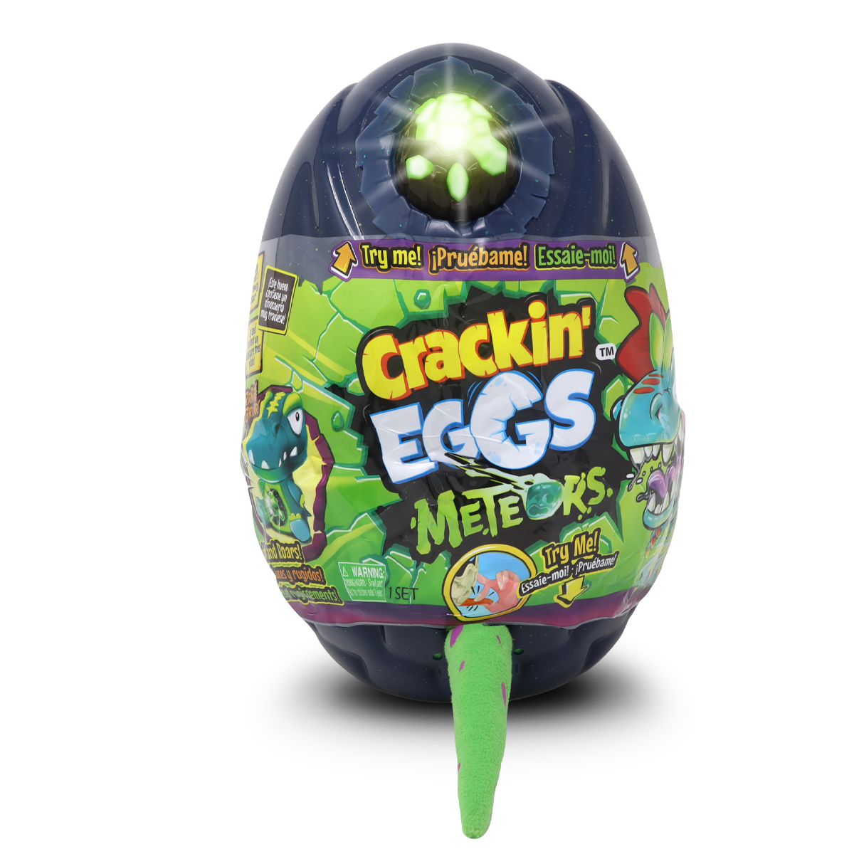 Игрушка сюрприз Crackin Eggs 22 см в яйце с WOW эффектом серия Метеорит - фото 1