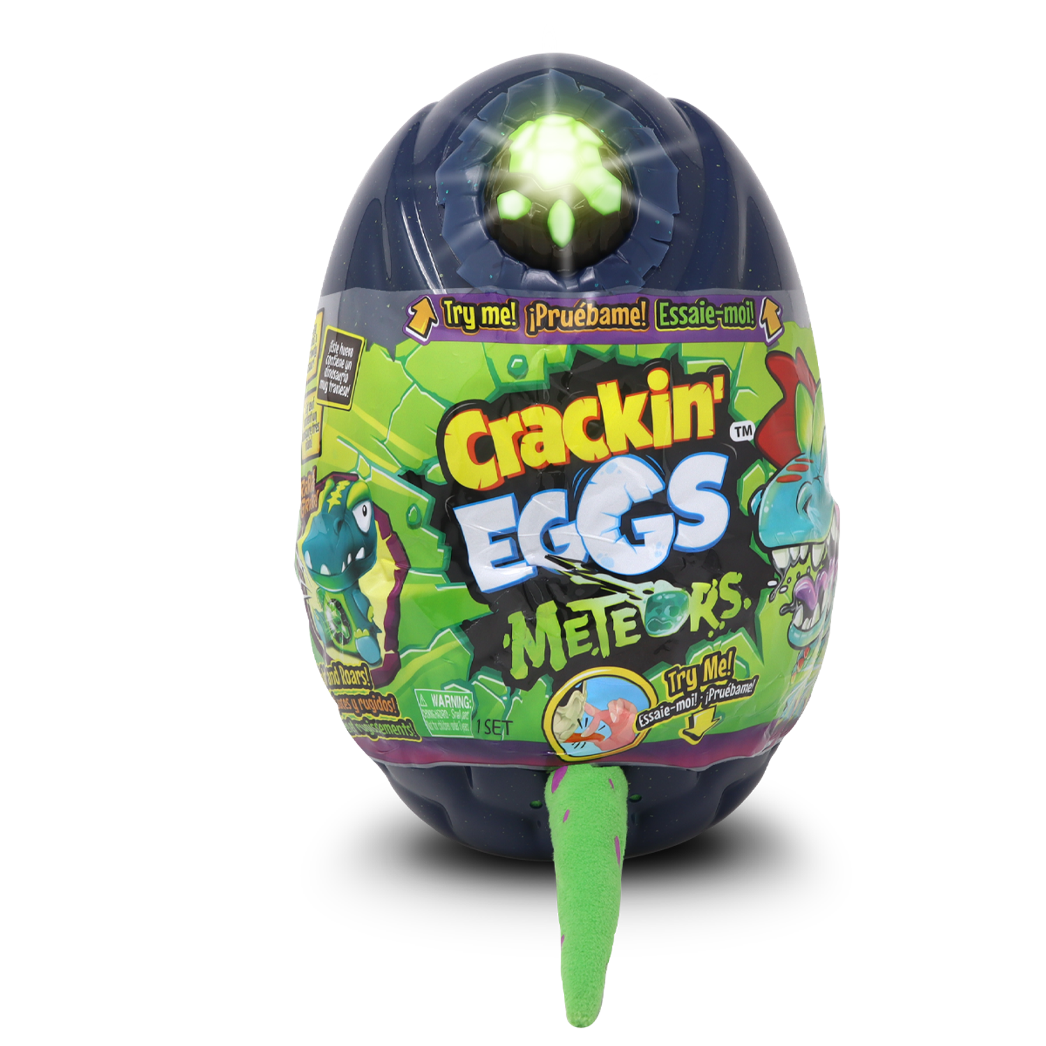 Игрушка сюрприз Crackin Eggs 22 см в яйце с WOW эффектом серия Метеорит - фото 1