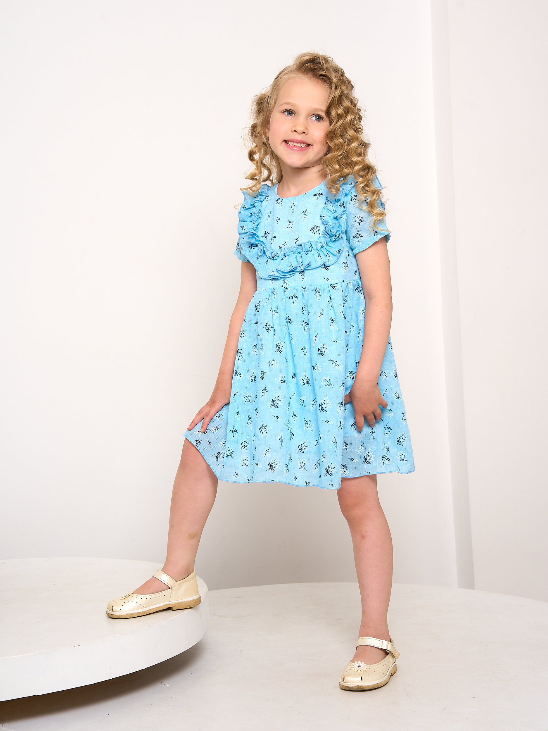 Сарафан Sofisha kids SarafanMarlya-blue - фото 5