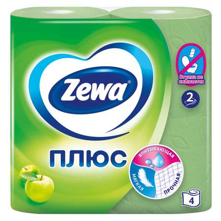 Туалетная бумага Zewa 4 шт.