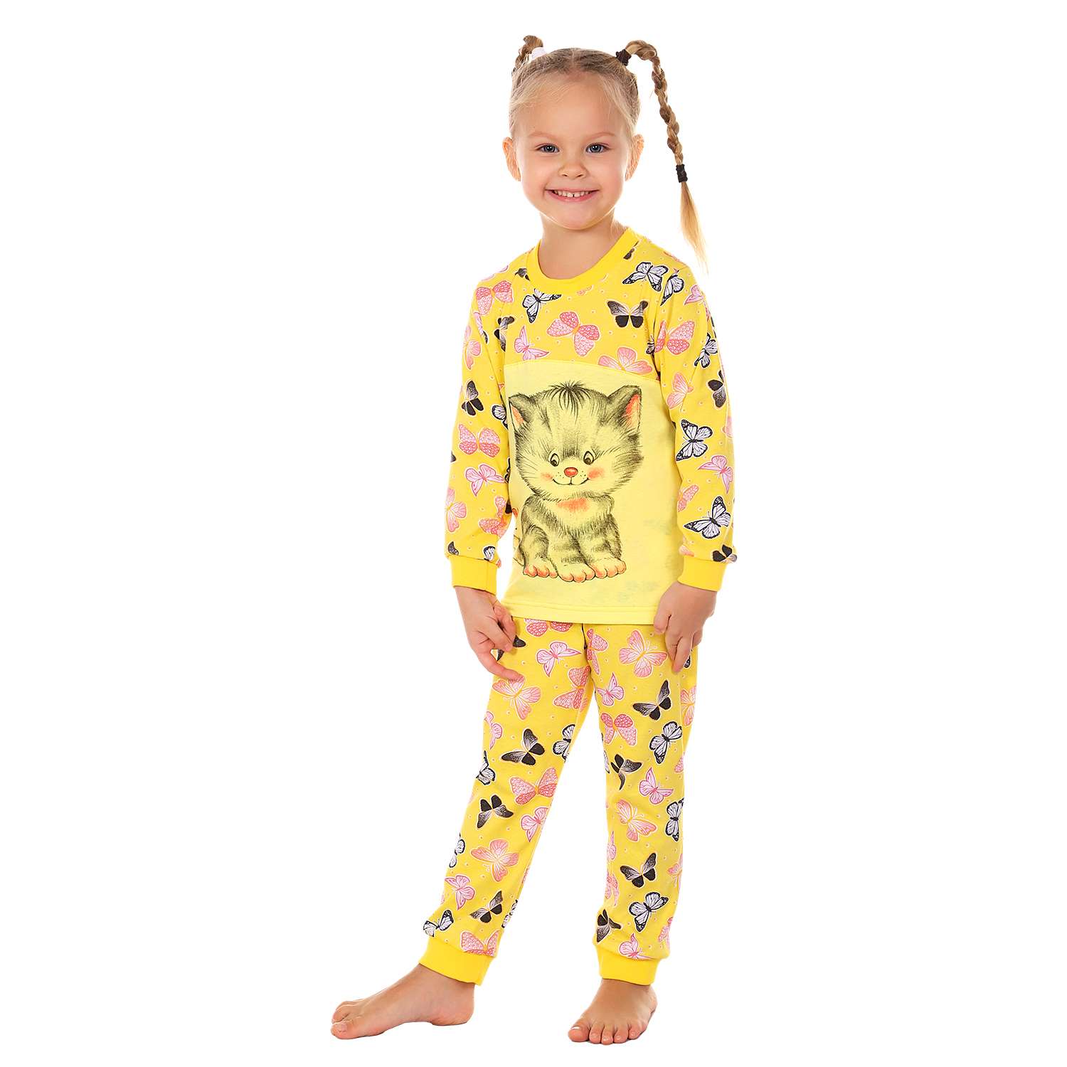 Пижама Детская Одежда 0025К/желтый - фото 2