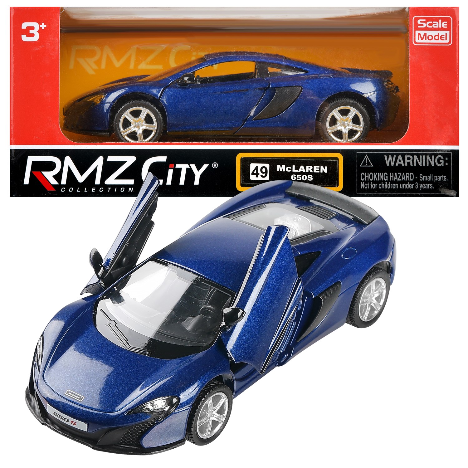 Автомобиль Uni-Fortune McLaren 1:32 инерционный 554992-BLU - фото 2