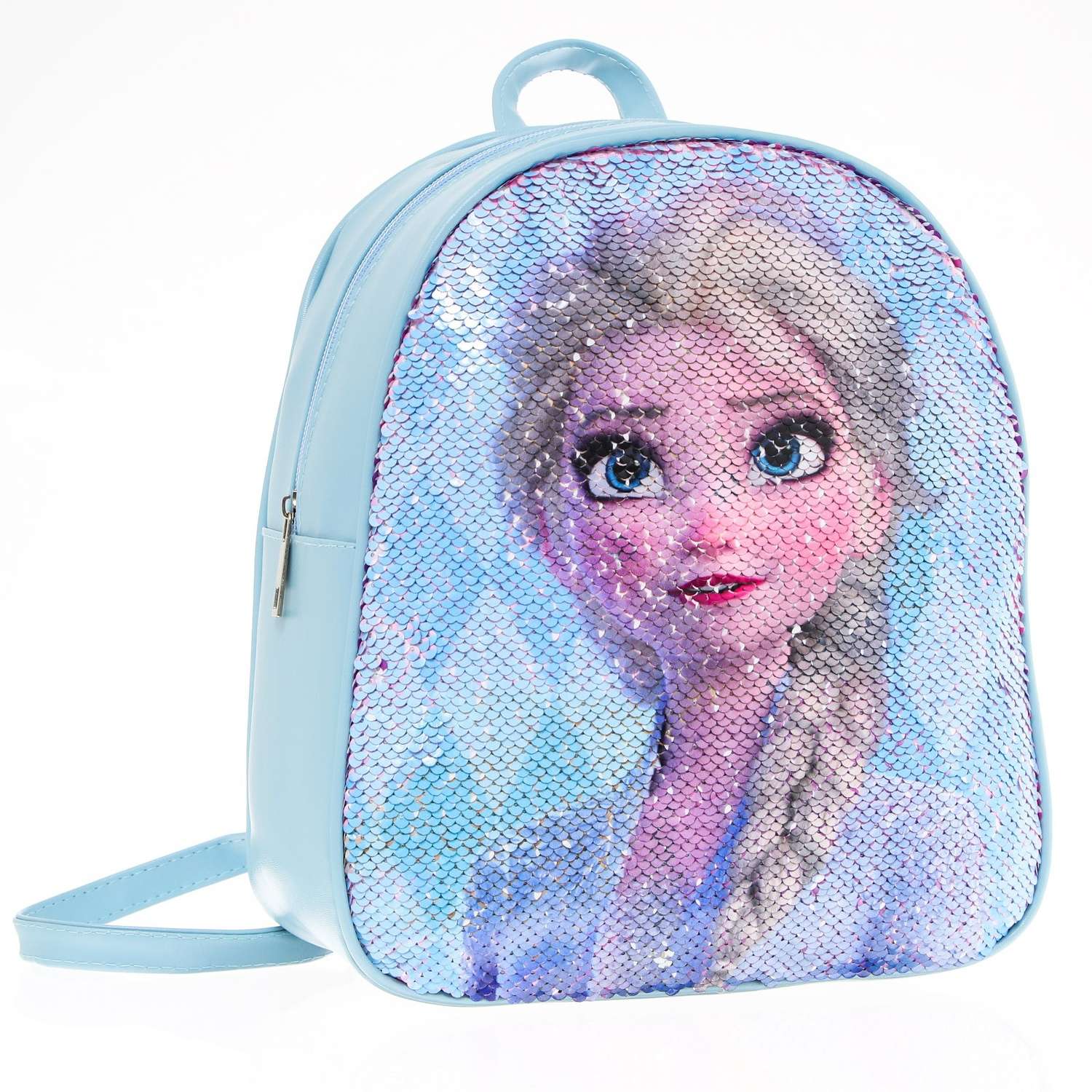 Рюкзак Disney детский с двусторонними пайетками «Эльза и Анна» Холодное сердце - фото 1