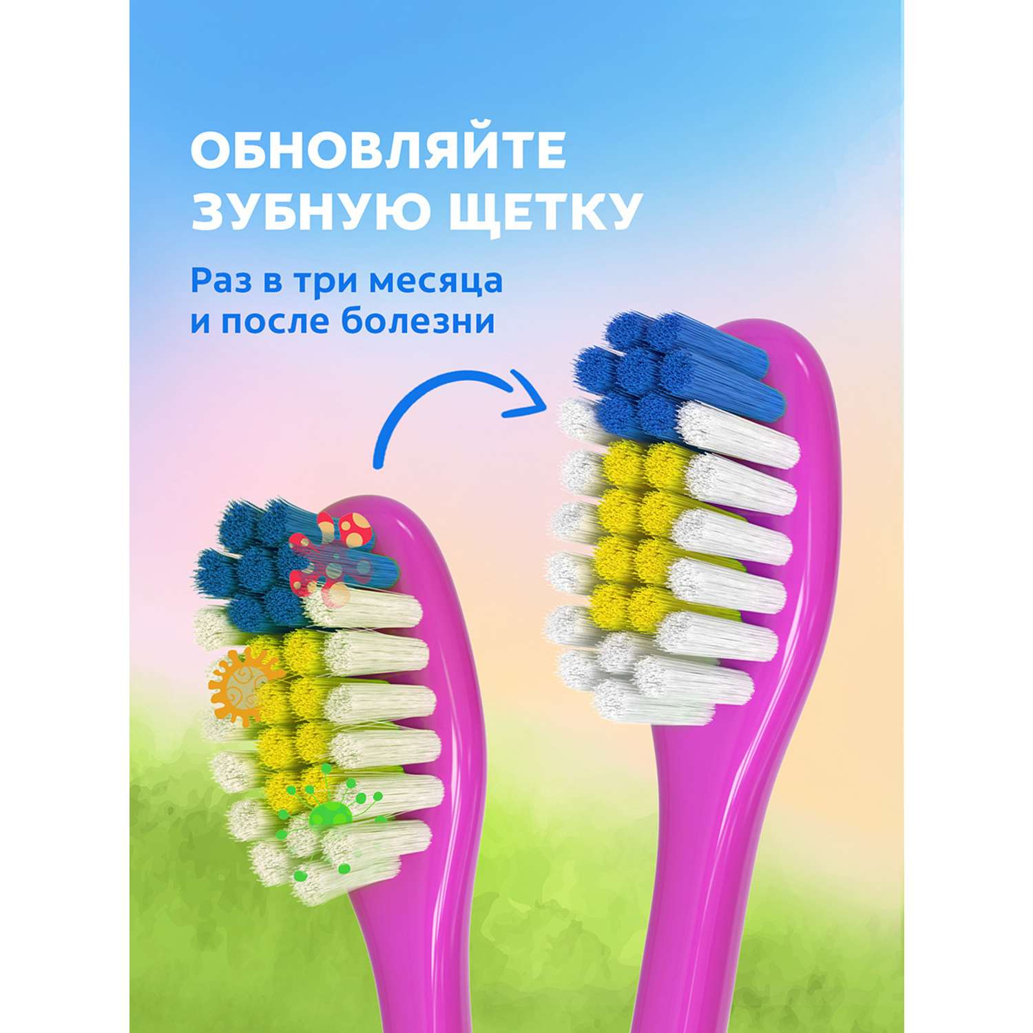 Зубная щетка Colgate Доктор Заяц супермягкая 2+1шт с 2лет в ассортименте - фото 13