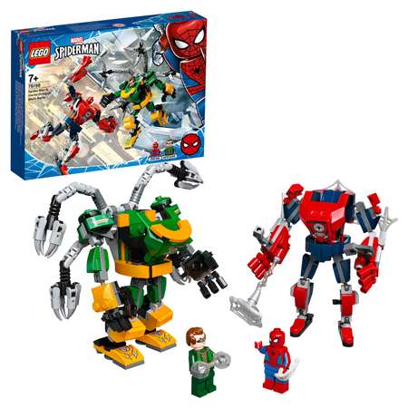 Конструктор LEGO Super Heroes Битва роботов Человек-Паук против Доктора Осьминога 76198