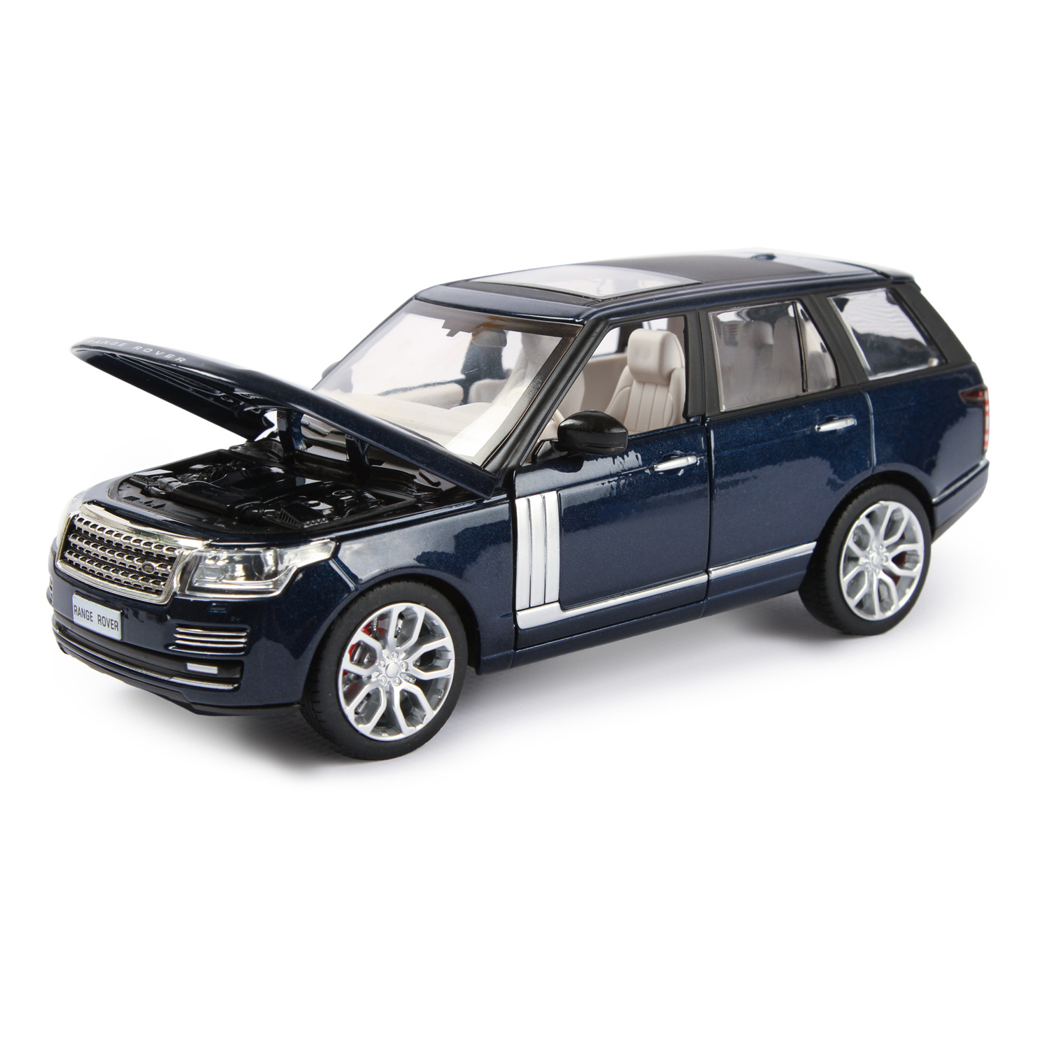 Машинка Mobicaro 1:26 Range Rover Серебристо-синяя 68263A 68263A - фото 6