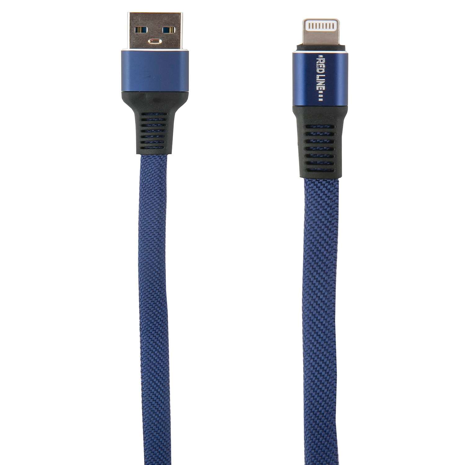 Дата-кабель RedLine Flat USB - Lightning синий - фото 2