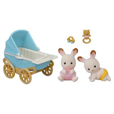 Набор Sylvanian Families Двойняшки в коляске 5432