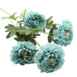 Цветок искусственный Astra Craft Хризантемы 59 см цвет голубой