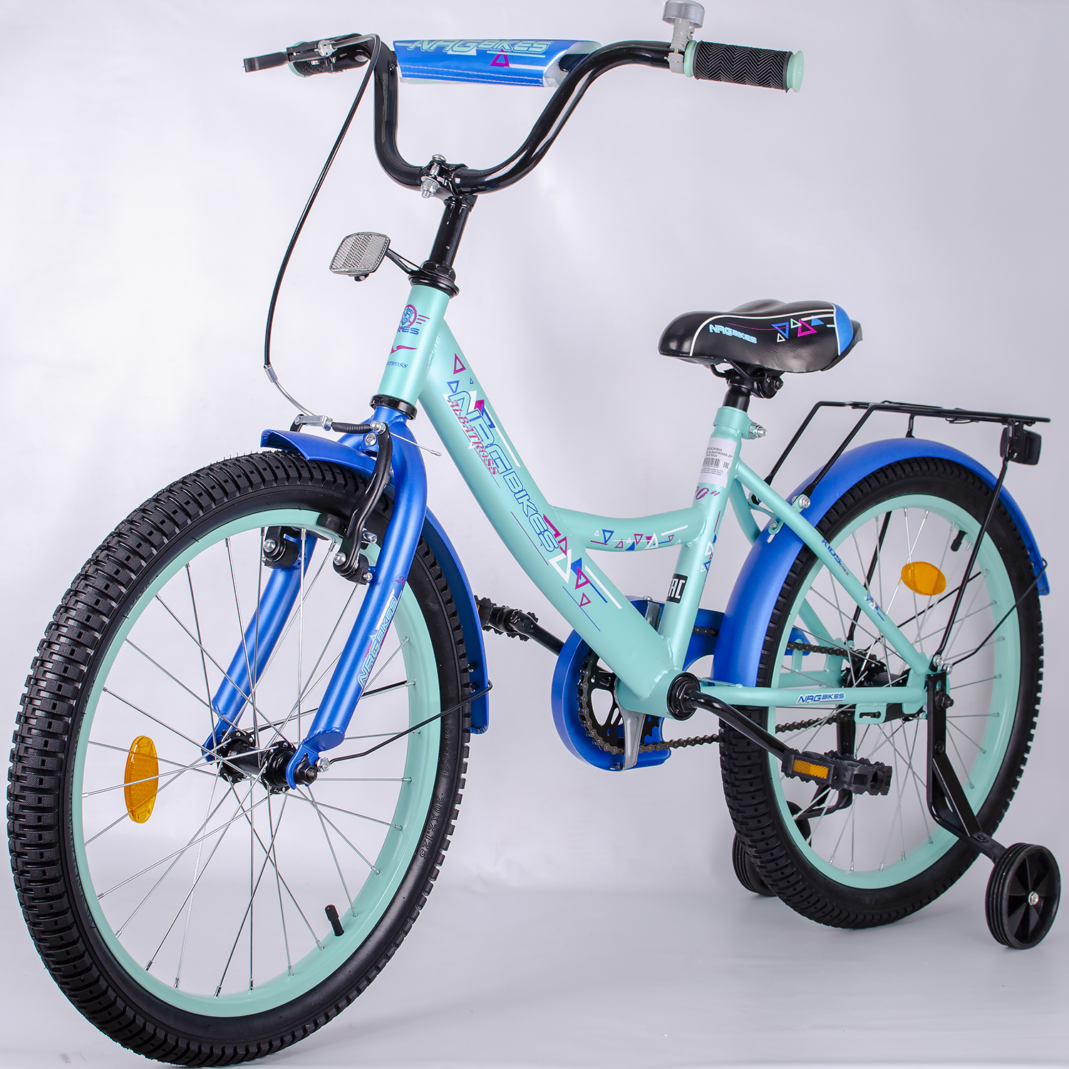 Велосипед NRG BIKES ALBATROSS 20 mint-blue - фото 5