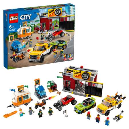 Конструктор LEGO City Nitro Wheels Тюнинг-мастерская 60258