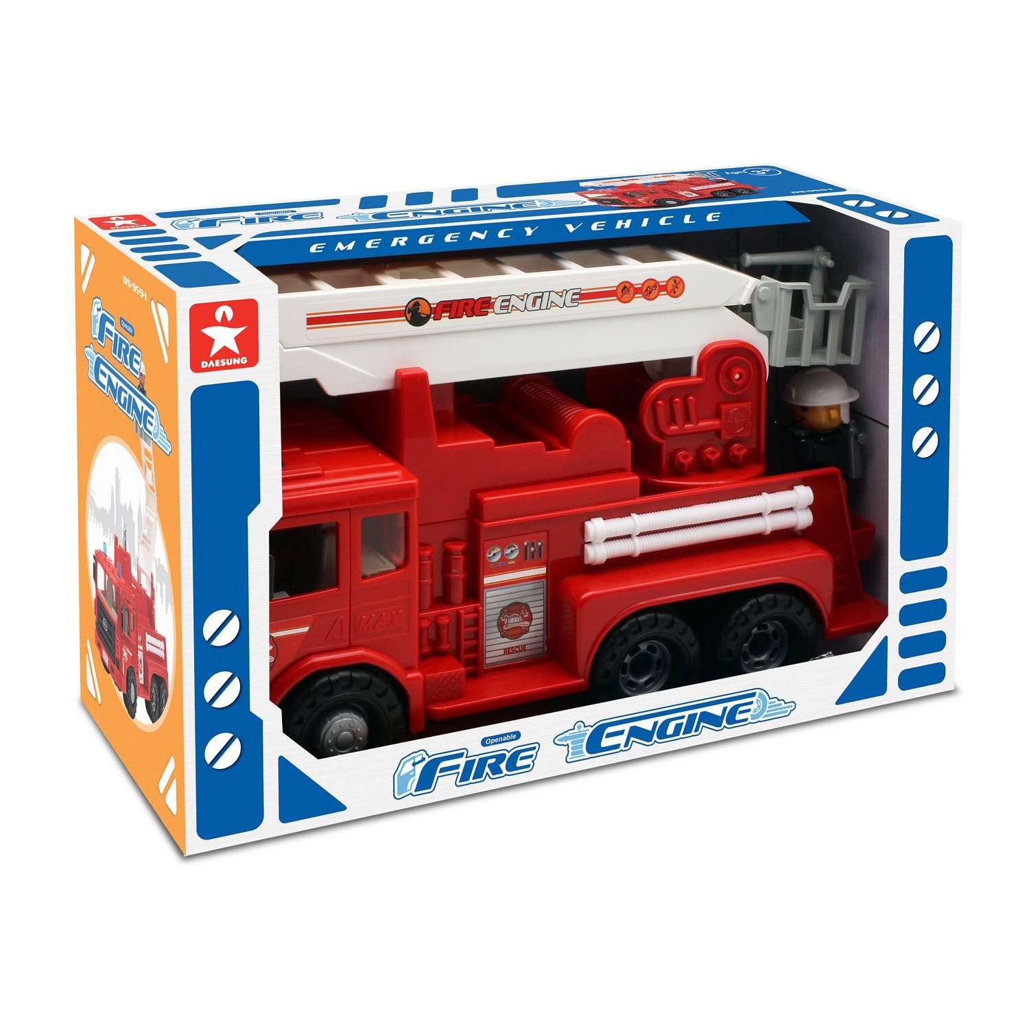 Набор игровой Daesung пожарная машина с фигуркой 40376 40376 - фото 6