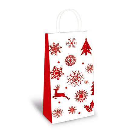 Подарочные пакеты Золотая сказка новогодние для упаковки подарков