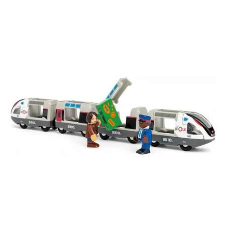 Игровой набор BRIO Высокоскоростной пассажирский поезд 7 элементов