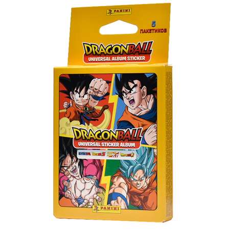 Набор коллекционных наклеек Panini Dragonball Жемчуг Дракона 10 пакетиков в экоблистере