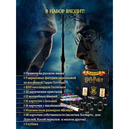 Монополия Harry Potter Гарри Поттер настольная игра