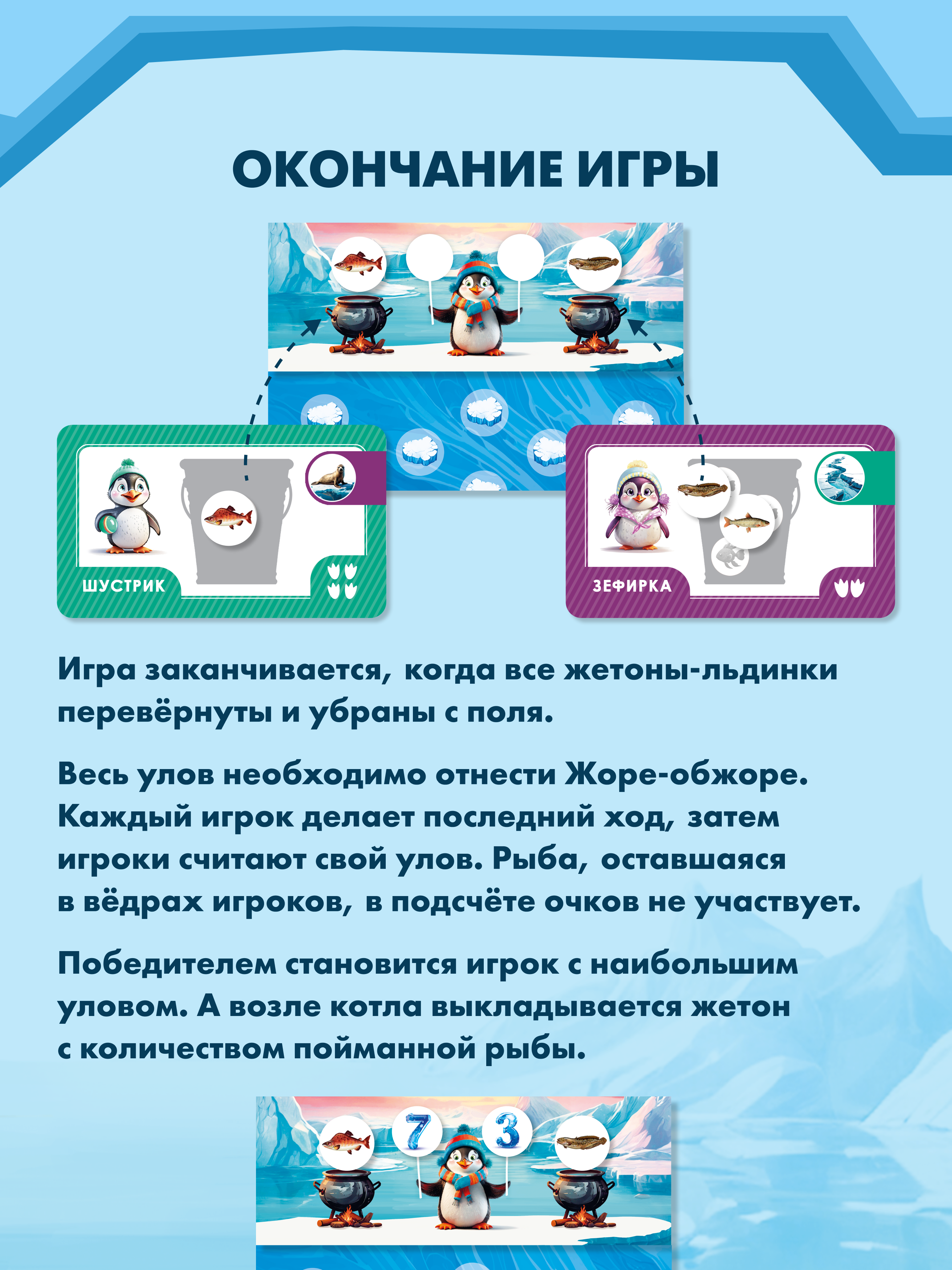 Настольная игра Игротека Рыбалка с Жорой-Обжорой. - фото 9