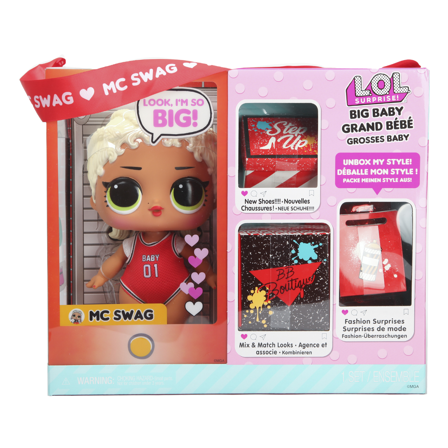 Кукла L.O.L. Surprise! Big B.B.Doll- M.C. Swag 577461EUC купить по цене ...