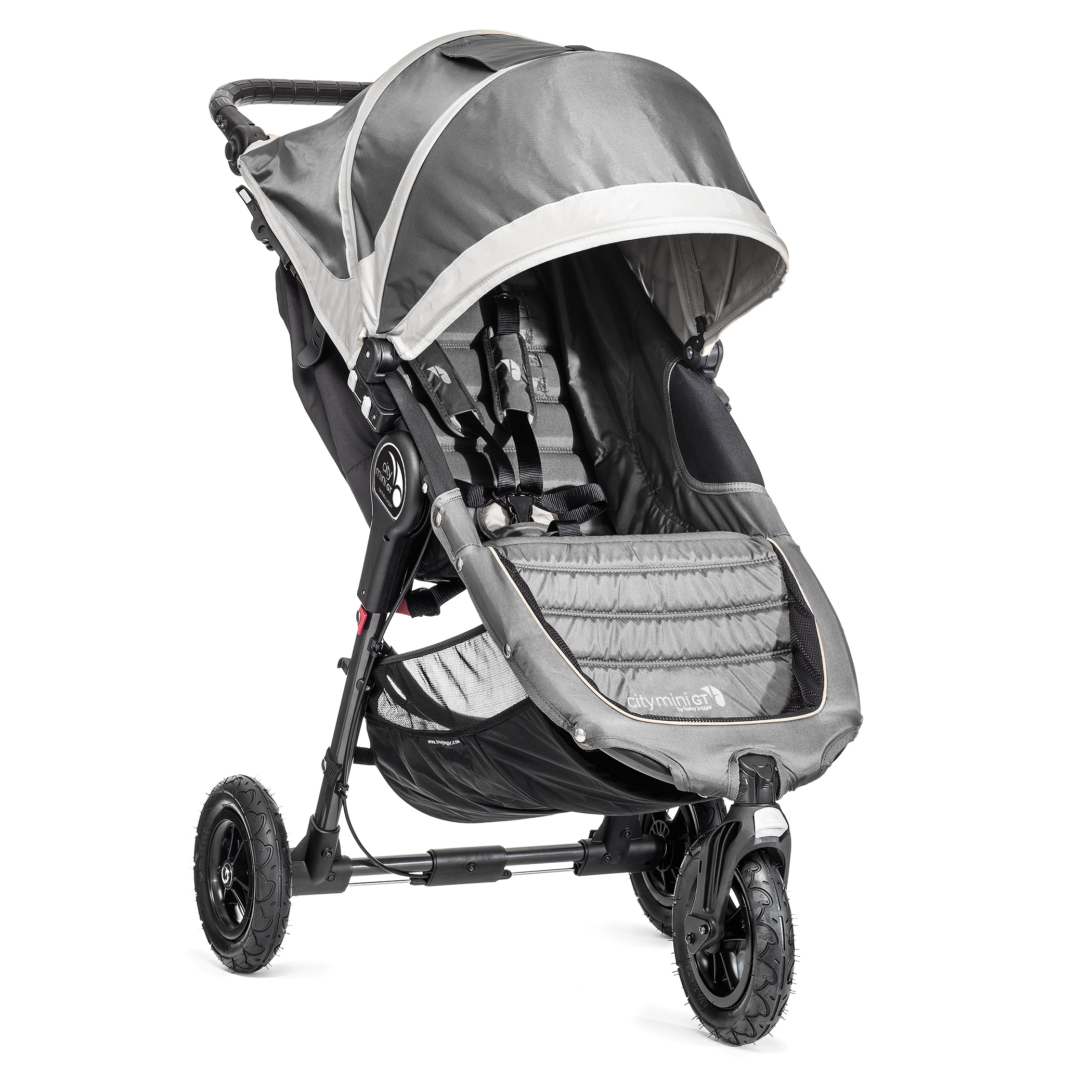 Коляска Baby Jogger City Mini GT с бампером Gray - фото 1