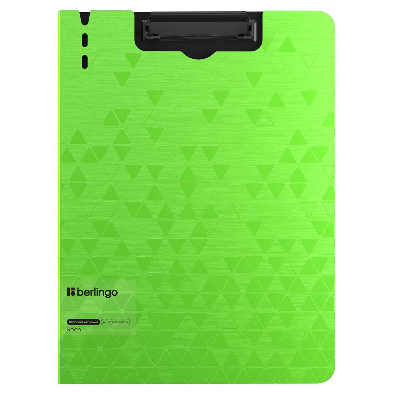 Папка-планшет с зажимом Berlingo Neon зеленый неон - фото 1