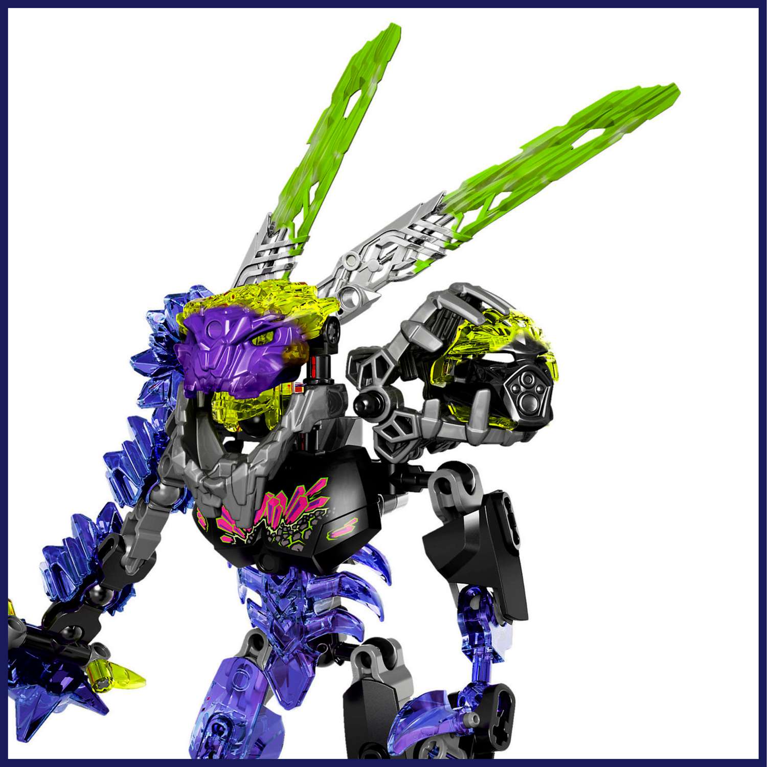 Игрушка LX Конструктор Бионикл Синий рыцарь 102 детали - фото 5