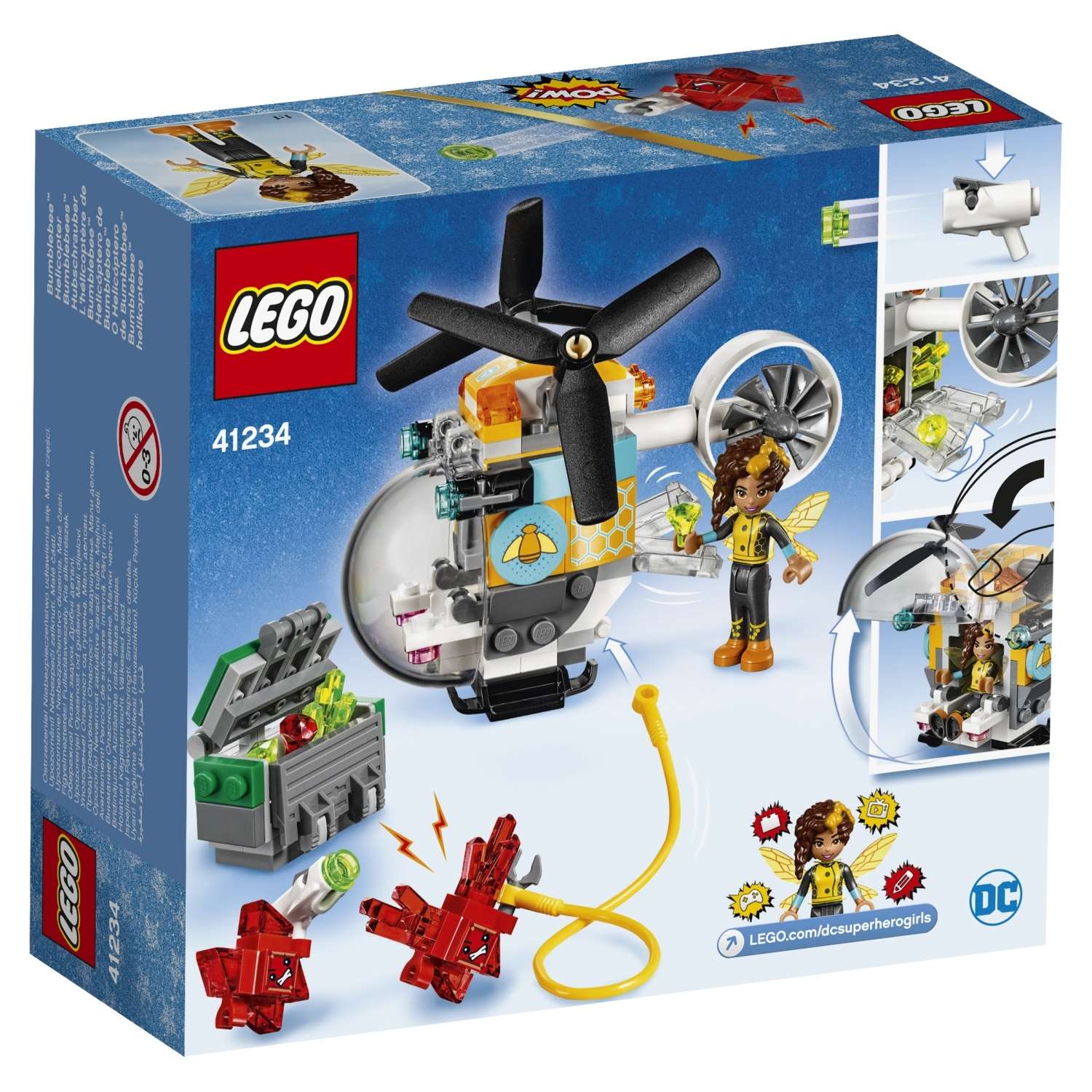 Конструктор LEGO DC Super Hero Girls Вертолёт Бамблби™ (41234) - фото 3