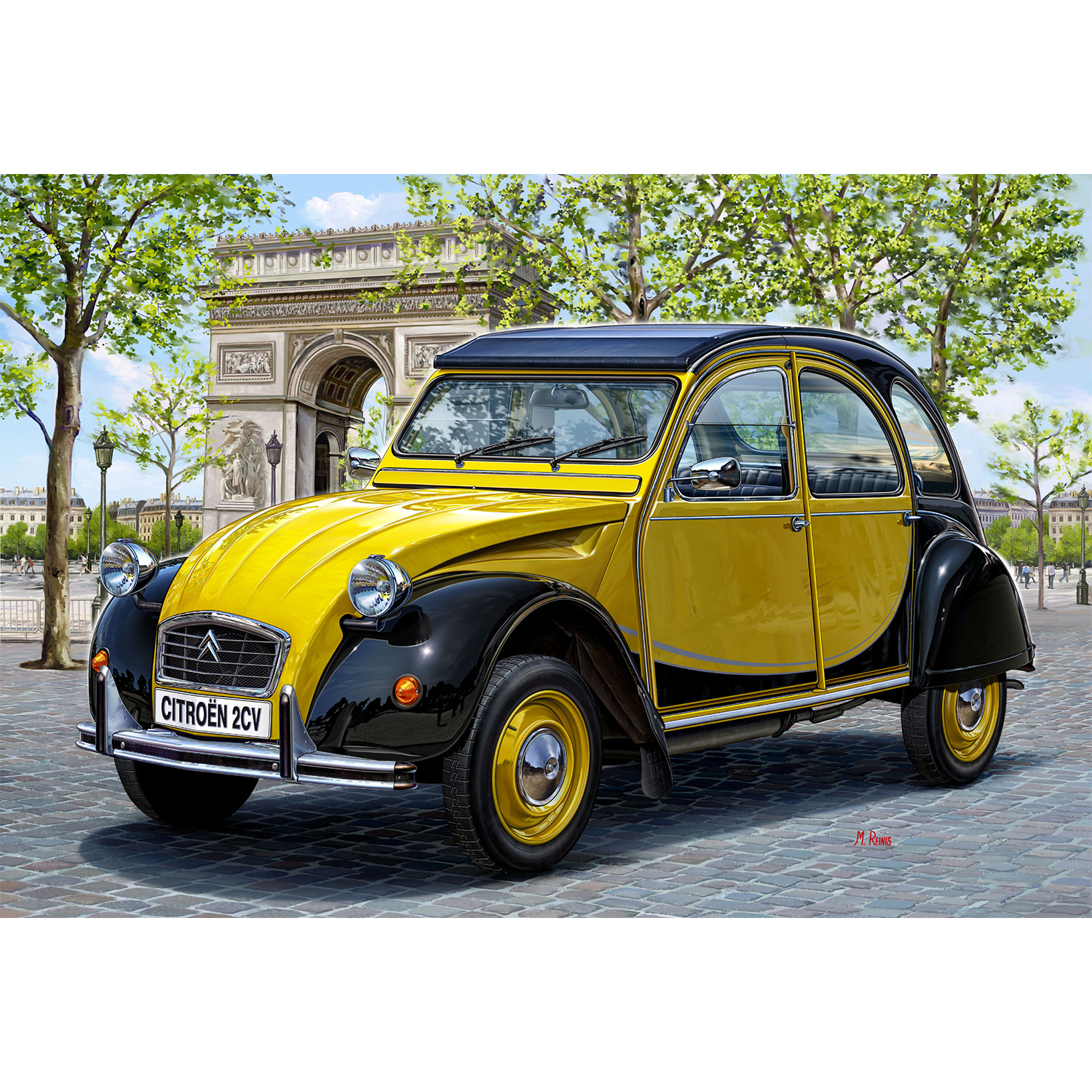 Сборная модель Revell Автомобиль Citroen 2CV 07095 - фото 4