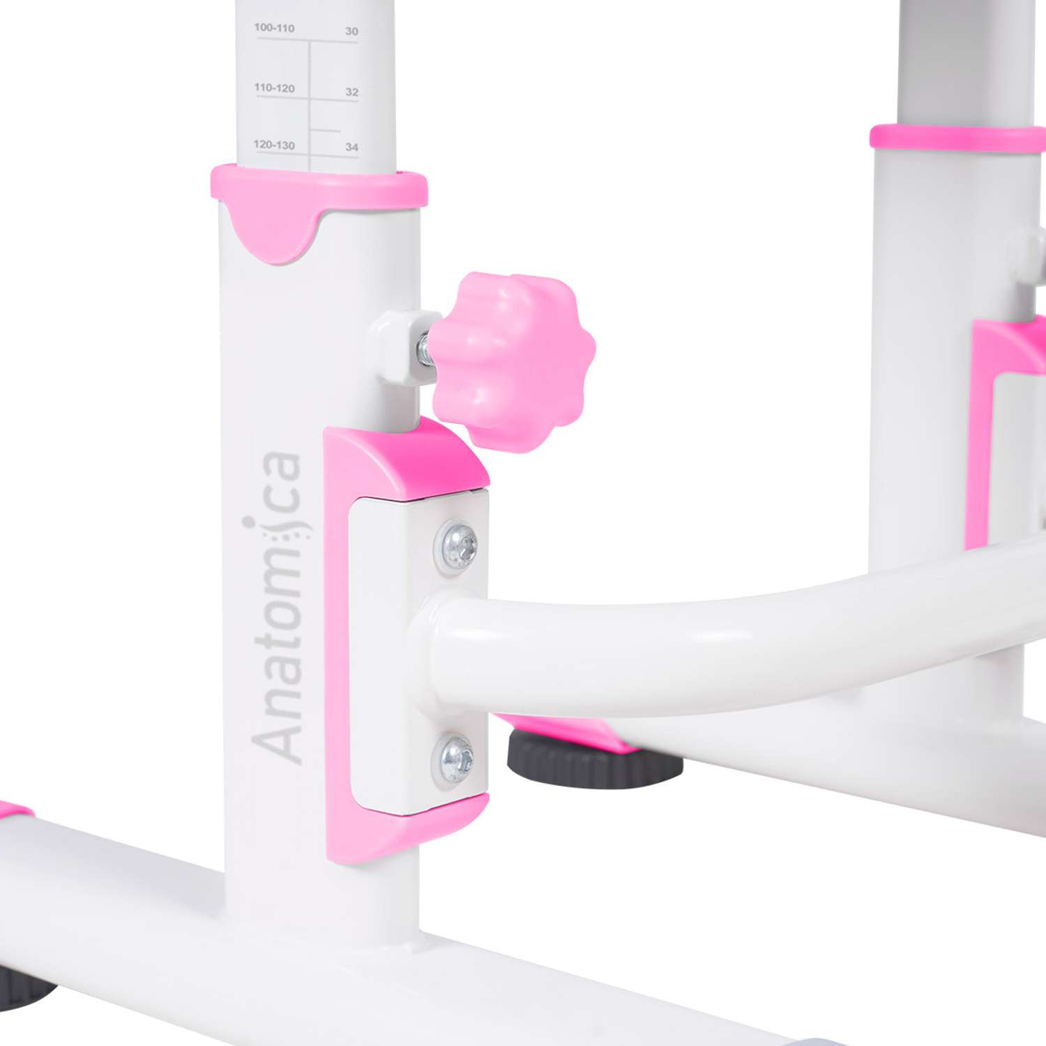 Комплект парта + стул Anatomica Legare белый/розовый - фото 10