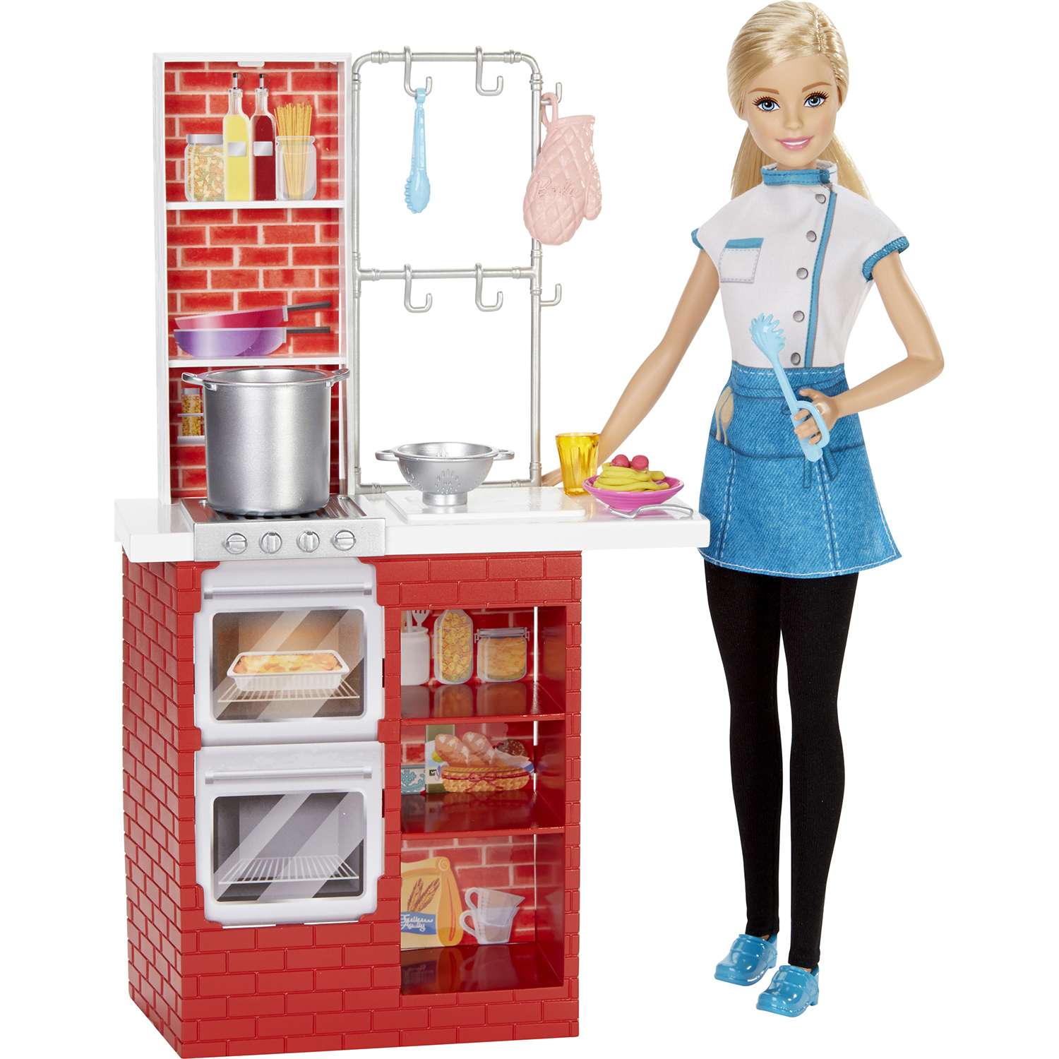 Набор Barbie Шеф итальянской кухни с куклой DMC36 - фото 4