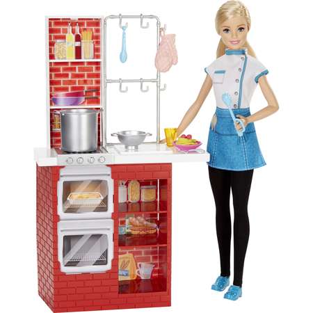 Набор Barbie Шеф итальянской кухни с куклой