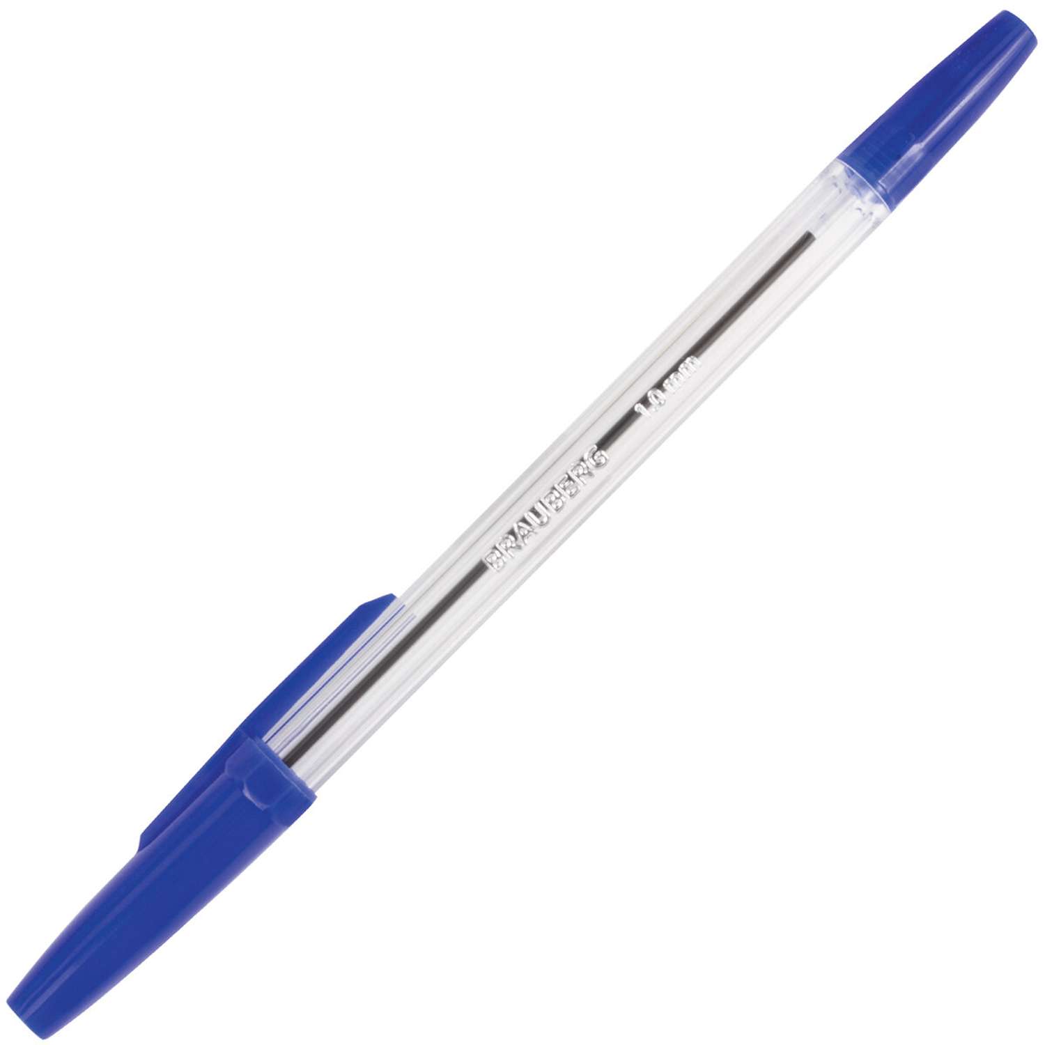 Ручки шариковые Brauberg синие набор 50 штук - фото 5