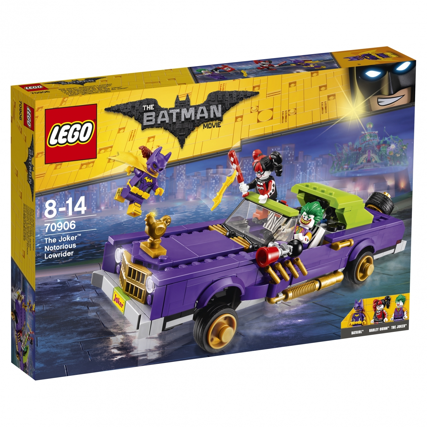 Конструктор LEGO Batman Movie Лоурайдер Джокера (70906) купить по цене 4299  ₽ в интернет-магазине Детский мир