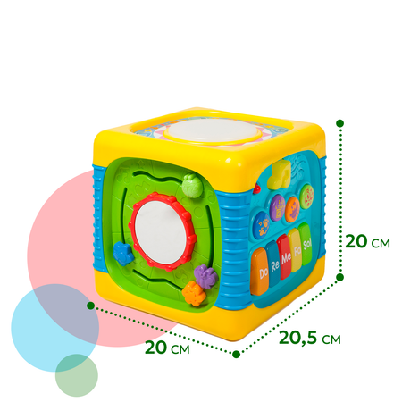 Развивающий кубик BabyGo свет звук